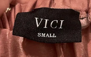 VICI Dusty Pink Pleated Accordion Skirt thumbnail 2