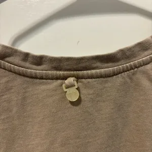 Anthropologie Malai Earth Brown Oversized Tee thumbnail 4