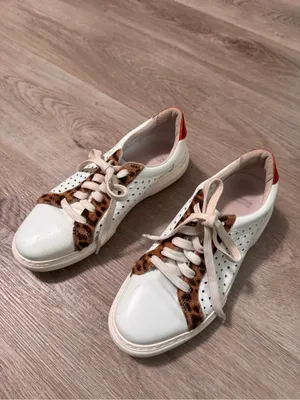 Johnston & Murphy Nora Leather Sneakers Leopard Women’s 8 thumbnail 4