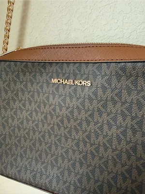Michael Kors Jet Set Large Printed Logo Crossbody Bag thumbnail 3