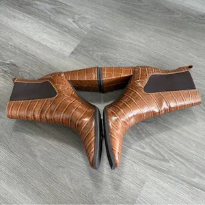 Circus by Sam Edelman Pascha Brown‎ Side Gores Cushioned Flare Booties Size 9.5 thumbnail 3