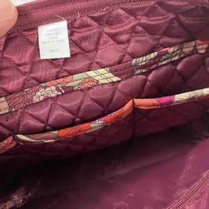 Vera Bradley Crossbody Bag Womens One Size Pink‎ Orange Floral Quilted Purse thumbnail 8