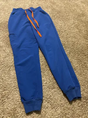 Figs Women's Winning Blue Zamora Jogger Scrub Pants XS thumbnail 3