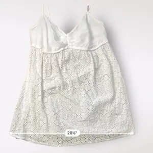 American Vintage White Eyelet Lace Sweetheart Neck Tank Top‎ Size S thumbnail 5