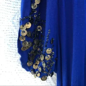 Free People Draped Dress With Beading Accents thumbnail 6