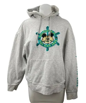 Disney Cruise Line Halloween on the High Seas Mickey Mouse Hoodie Sweatshirt M thumbnail 1