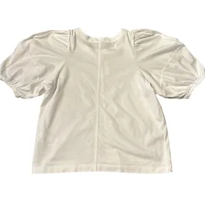 Women’s Madewell Puff-Sleeve Tee White Size Small NWT #NT331 thumbnail 5
