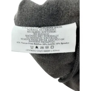 Cozy Earth Hoodie Small Gray Brushed Bamboo‎ Ultra Soft Breathable Pullover thumbnail 3