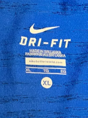 Womens XL Nike Dri Fit Athletic/Casual Tank Top- Blue thumbnail 8