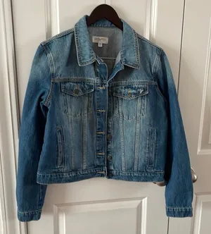Carly Jean Los Angeles Fletcher Blue Jean Jacket Women’s XL thumbnail 1