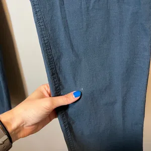 Vuori Ripstop Pant Navy Blue Organic Cotton Stretch Joggers Women's Medium thumbnail 4