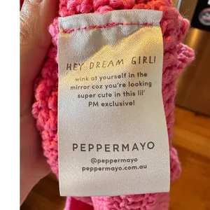 Peppermayo Island Sun Crochet Pink Mini Skirt XS/S Boho Beach Summer thumbnail 6