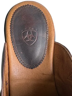 Ariat Leather Western Mules Bronze Size 8 thumbnail 6