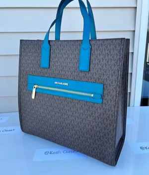MK Kenly Large Logo Tote Bag - Lagoon thumbnail 4