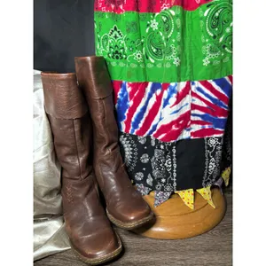 Handmade Bandana Patchwork Maxi Skirt Multi Color Paisley Tie Dye Boho Western thumbnail 6
