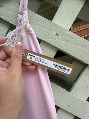 Skims fits everybody lace long slip dress thumbnail 6