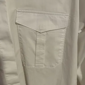 Good American *The Good Shirt* Women's 0 XS White Oxford Oversized Preppy Loose thumbnail 9