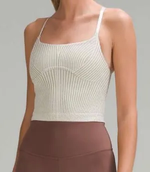 lululemon athletica Strappy Seamless Yoga Shelf Tank -Size 2 thumbnail 1