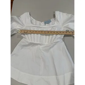 Tuckernuck Nealy Puff Sleeve Corset Top Small Boning Preppy Cottage Regency thumbnail 5