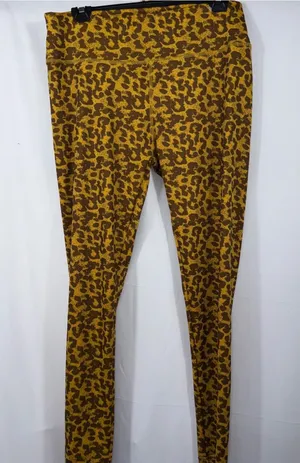Leopard Print High Rise Leggings L/XL thumbnail 1