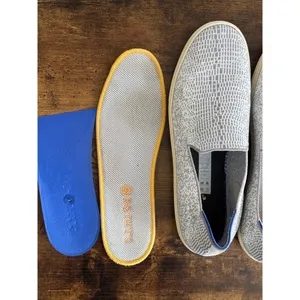 Rothy's The Sneaker 11.5 Grey White Salt and Pepper Slip On Knit Shoes thumbnail 7