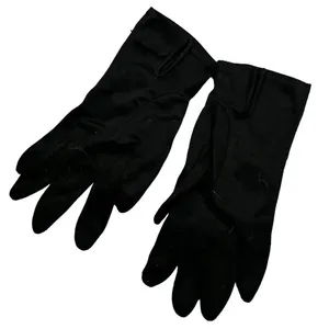 Vintage‎ Black Lightweight Leather Gloves thumbnail 5