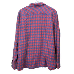 LL Bean Womens Red‎ Blue Plaid Flannel Button Front Shirt Size XL thumbnail 6