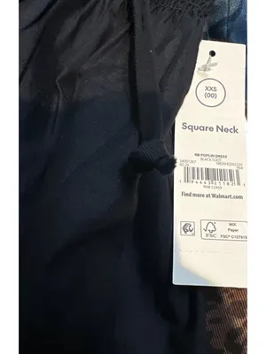 NWT No Boundaries Black Cotton Smocked Sundress NWT XXS 00 Sleeveless Mini Dress thumbnail 5