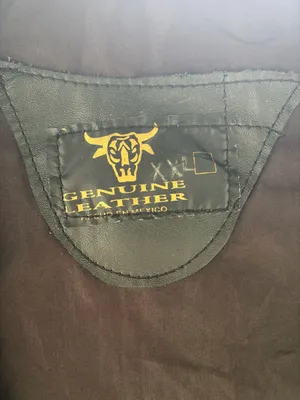 Classic Black Genuine Leather Vest XXL Made in Mexico motorcycle biker outlaw thumbnail 5