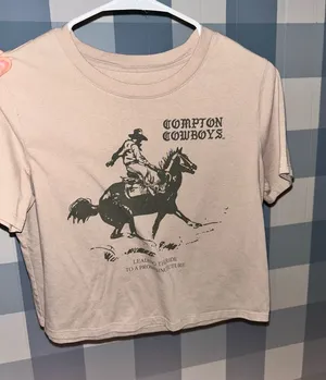 Compton Cowboys Target Cropped Tee thumbnail 1