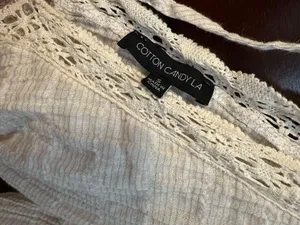 White long sleeve blouse thumbnail 6