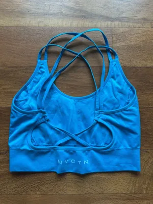 NVGTN Seamless Strappy Back Sports Bra thumbnail 2