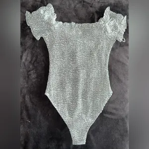 Princess Polly Asha Bodysuit in Green Size 8 New with tag thumbnail 7