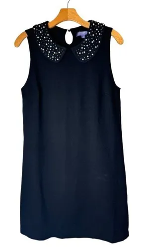 Vivienne Tam Dress Women Medium Black Peter Pan Jeweled Collar A‎ Line Cocktail thumbnail 1