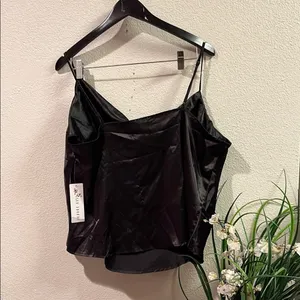 Orange Kiss Black Camisole Top Size 2X thumbnail 2