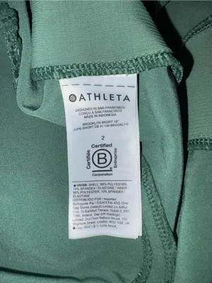 Athleta Women’s Green Womens Skirt Size 2 thumbnail 4