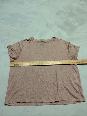 J. Crew linen tee linen yarns knit goods large pink thumbnail 4