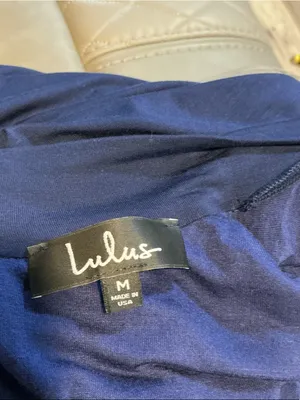 Lulu's Navy Long-Sleeve Mock Neck Bodycon Dress thumbnail 5