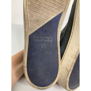 Rothys The Chelsea Slate Grey Knit‎ Slip On High Top Sneakers Womens 8 thumbnail 7