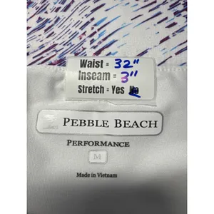 Pebble Beach Performance Skort Women's Size Medium White Blue Print Golf‎ Tennis thumbnail 3