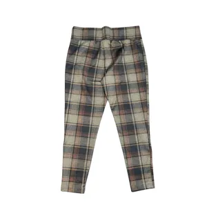 Zac & Rachel Pull on Plaid Stretch Knit Pants SZ L Academia Preppy School Girl thumbnail 2