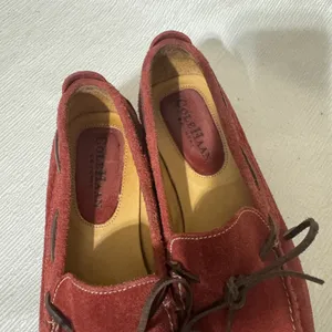 Cole Haan Red suede shoes Flats Loafers womens sz 5.5 M Comfort Slip On thumbnail 3