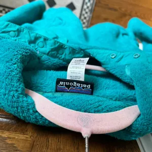 Patagonia Women’s Sweater Size Small Green Synchilla Snap-T‎ Pullover thumbnail 2