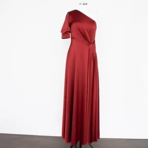 Kay Unger - Izabella One Shoulder Satin‎ Gown thumbnail 2
