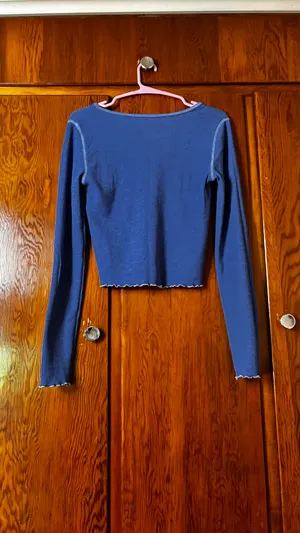 American Eagle Crop Top Blue thumbnail 2