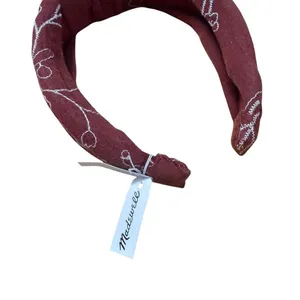 Madewell Women’s Floral Knotted Covered Headband Salvaged Barn AC154 NWT thumbnail 4