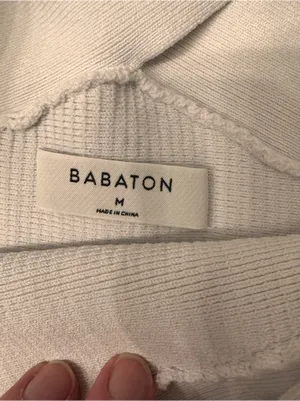 BABATON‎ Ribbed Cross-Strap Knit Tank thumbnail 4