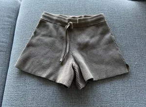 Abercrombie & Fitch Ribbed Knit Drawstring Shorts Size S‎ thumbnail 1
