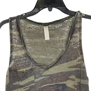 Altar'd State Tank Top Size‎ Large Camo Pattern Worn Look Womens Cotton Blend thumbnail 2