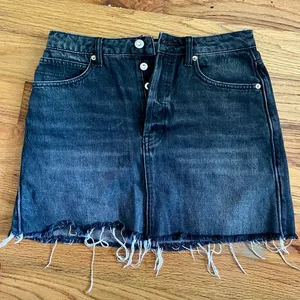 Denim Black Mini Skirt thumbnail 2